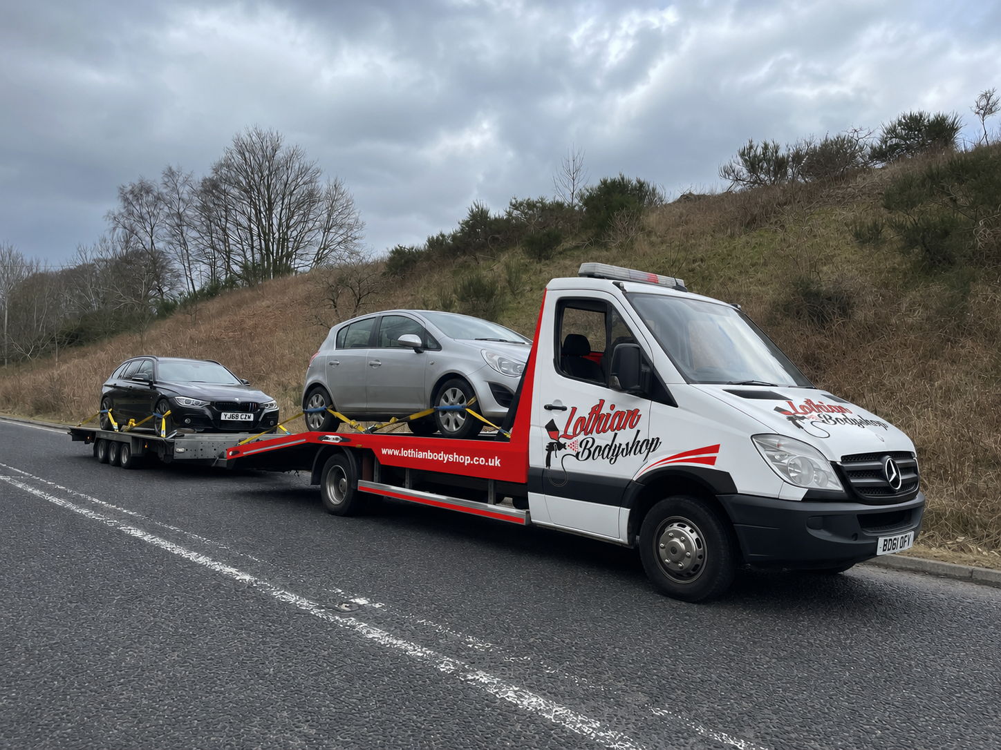 Lothian Bodyshop free vehicle recovery and collection service